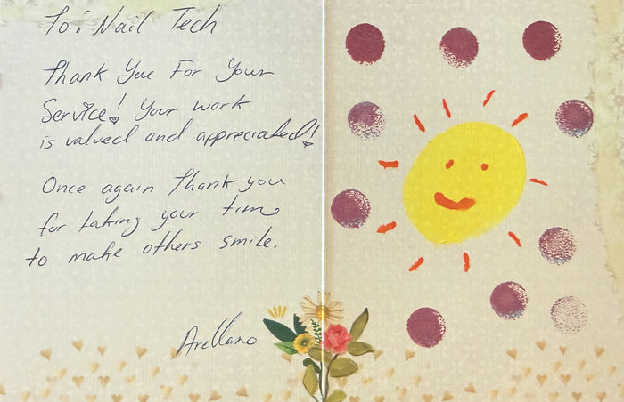 Testimonial card