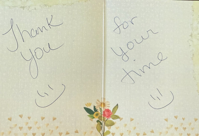 Testimonial card