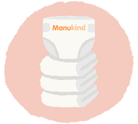 A family receives essential diaper support